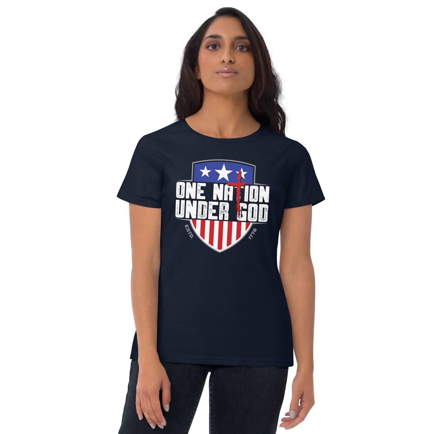 One Nation Under God - Women's short sleeve t-shirt